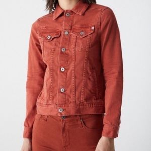 LIKE NEW AG Orange Denim Jacket